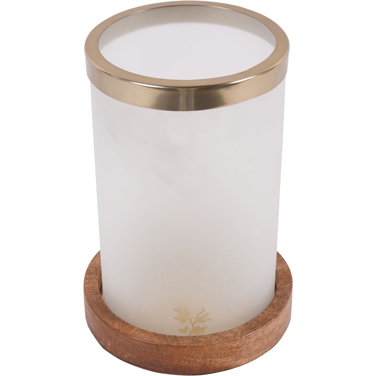 Small Frosted Glass Hurricane