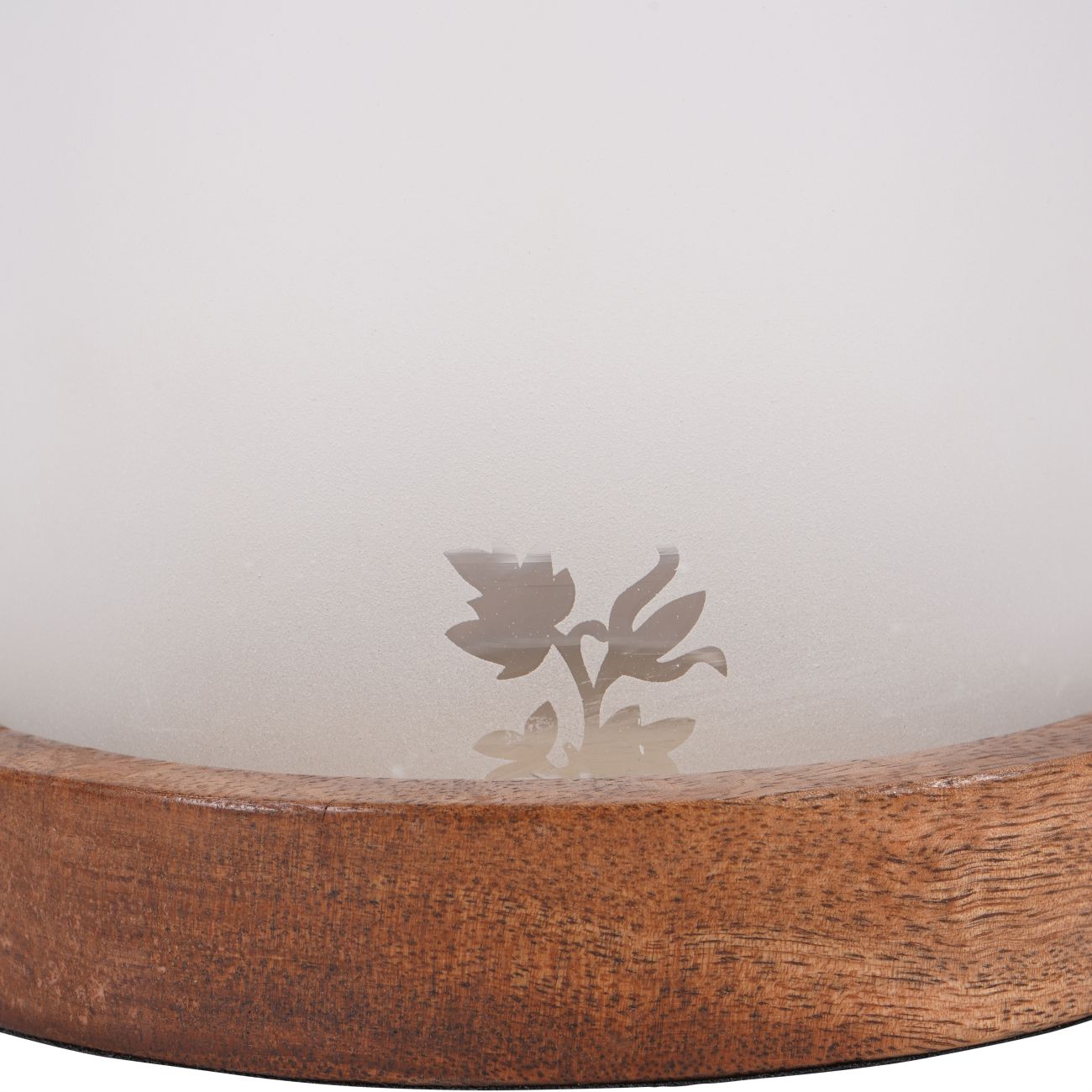 Small Frosted Glass Hurricane