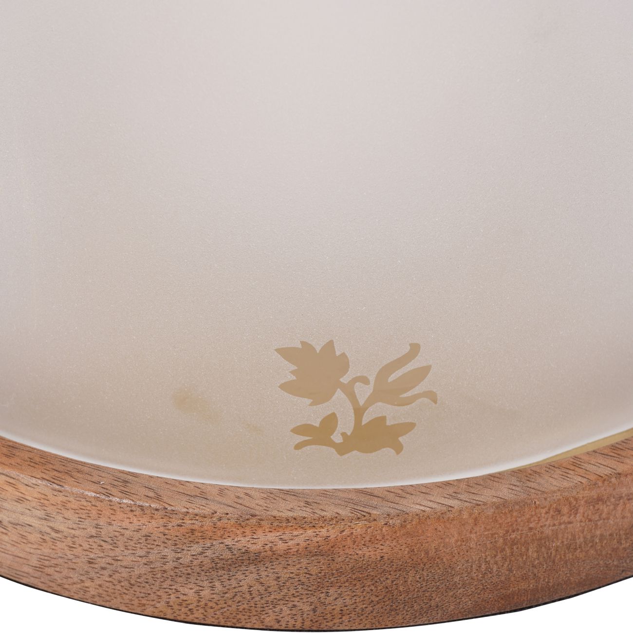 Large Frosted Glass Hurricane