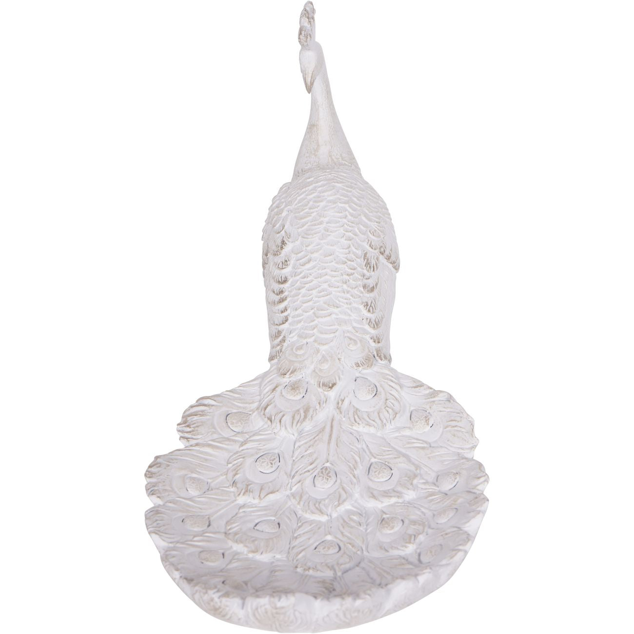 Distressed Peacock Trinket Dish