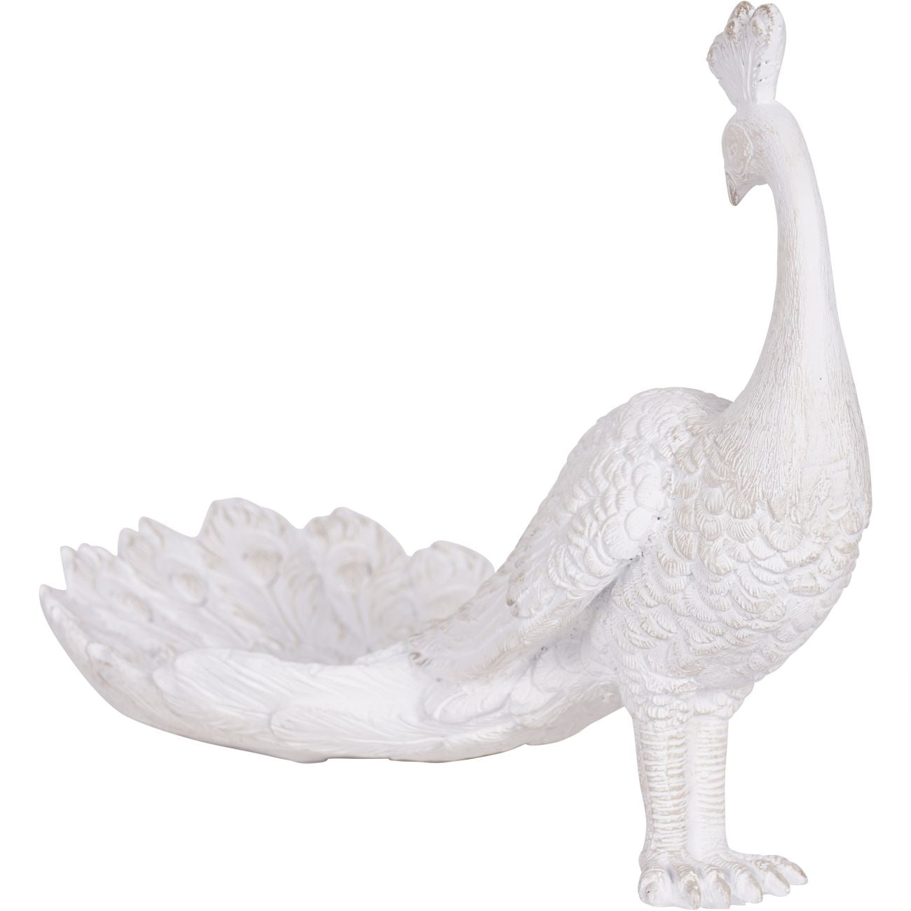 Distressed Peacock Trinket Dish