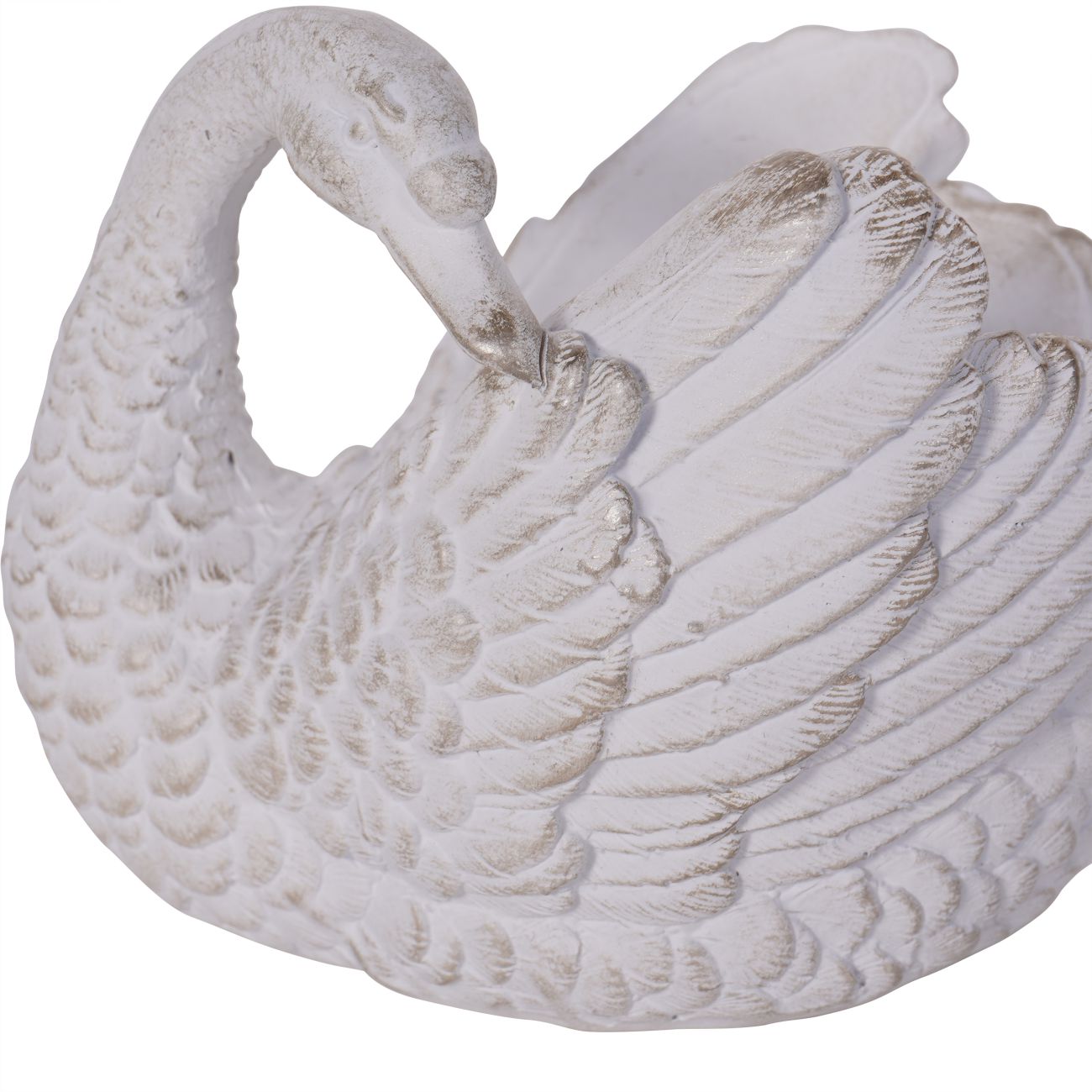 Distressed Swan Votiveholder Set of 2