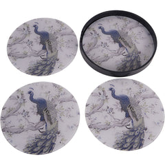 Laura Ashley Belvedere Peacock Set Of 4 Placemats