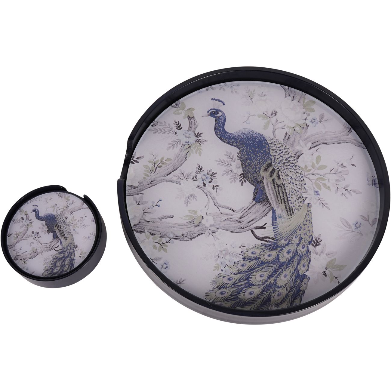 Belvedere Peacock Set Of 4 Placemats