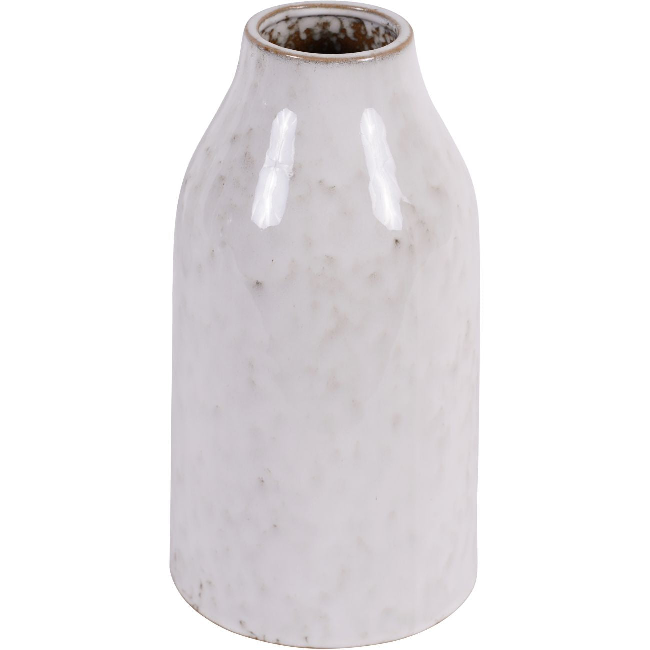 Laura Ashley White Lowick Stoneware Vase - Large/Medium/Small