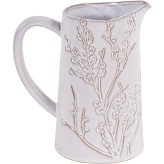 Laura Ashley White Pussywillow Stoneware Jug Large