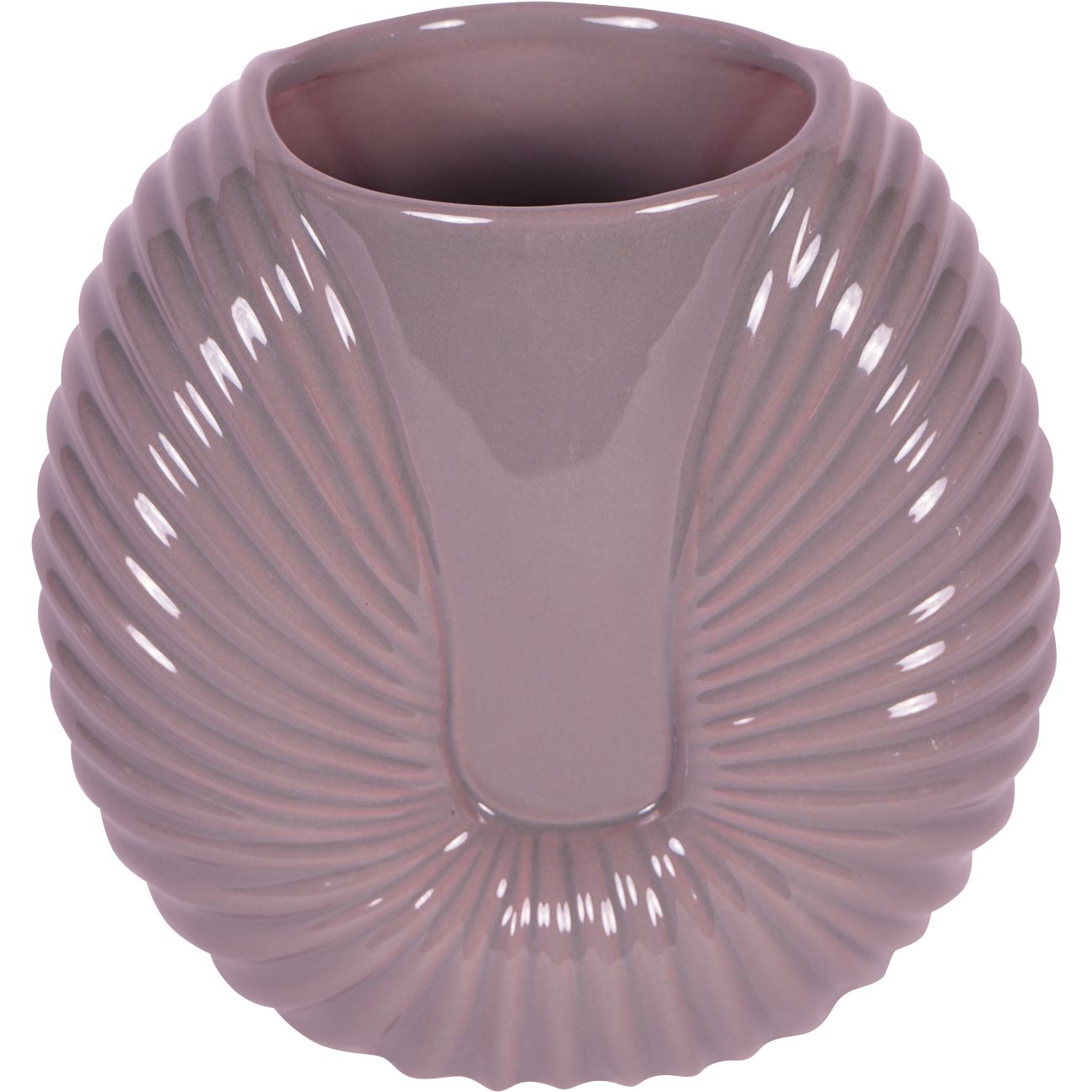 Pink Harriston Stoneware Conche Vase
