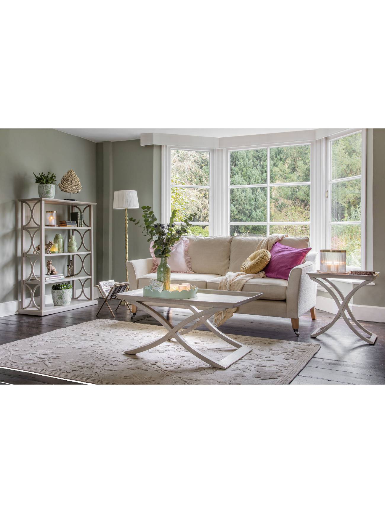 Grey Alderby Side Table