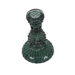 Laura Ashley Sea Green Glass Candlestick