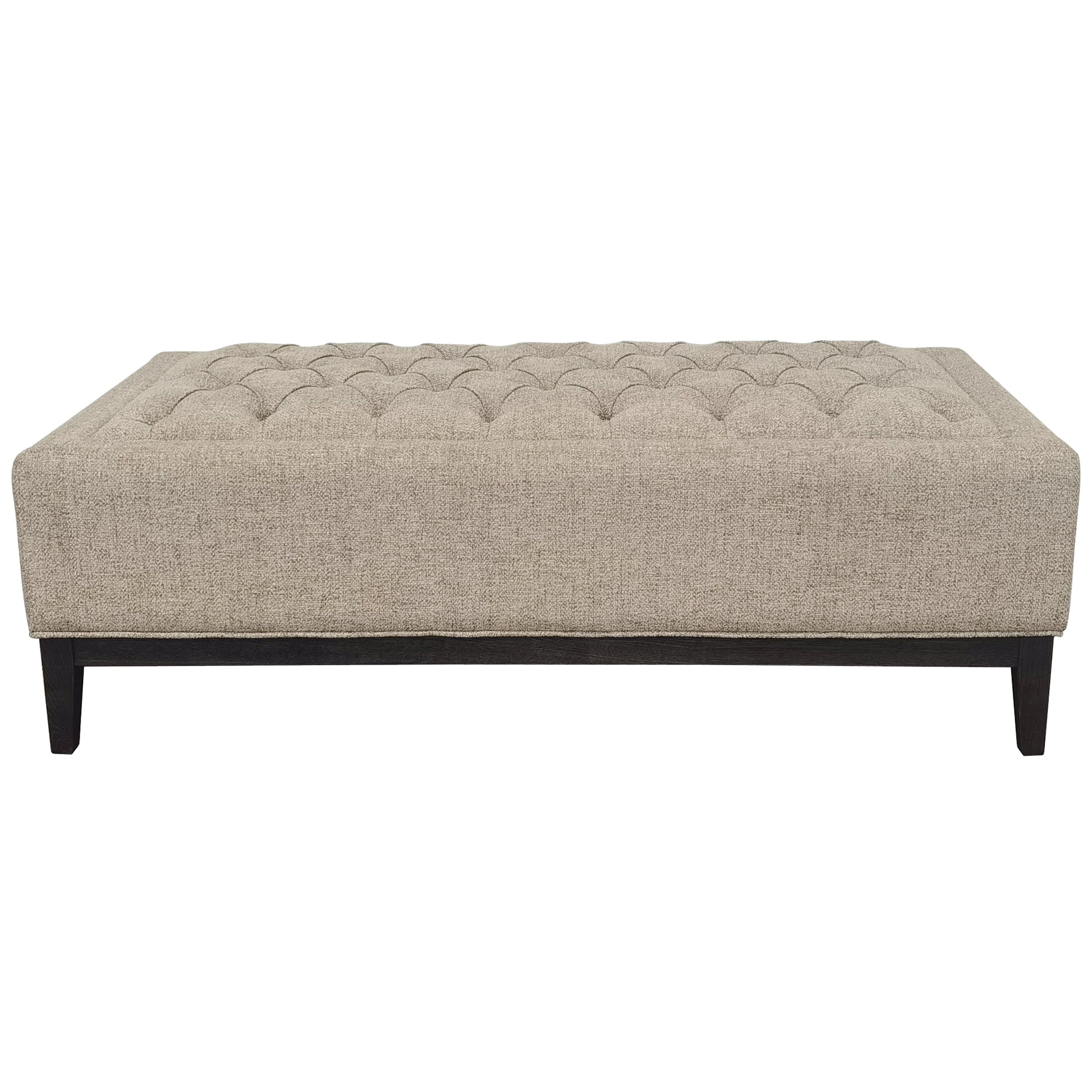 Theodore Buttoned XL Ottoman -Various Finishes
