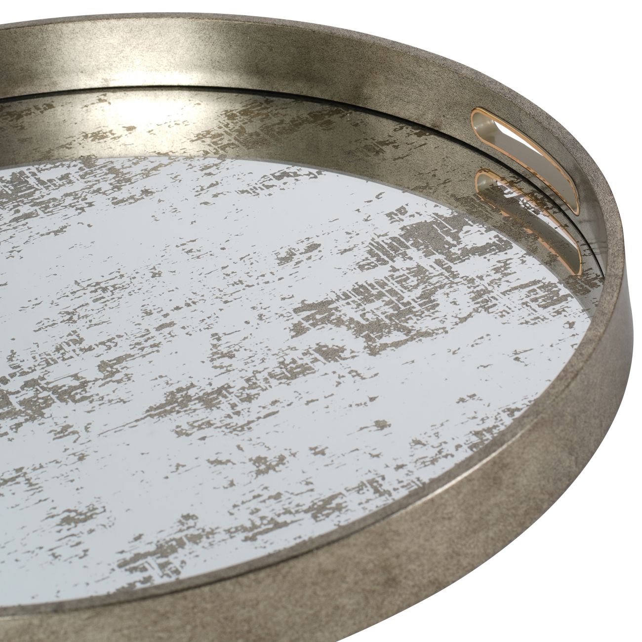 Silver Set of Two Whinfell Mirrored Trays