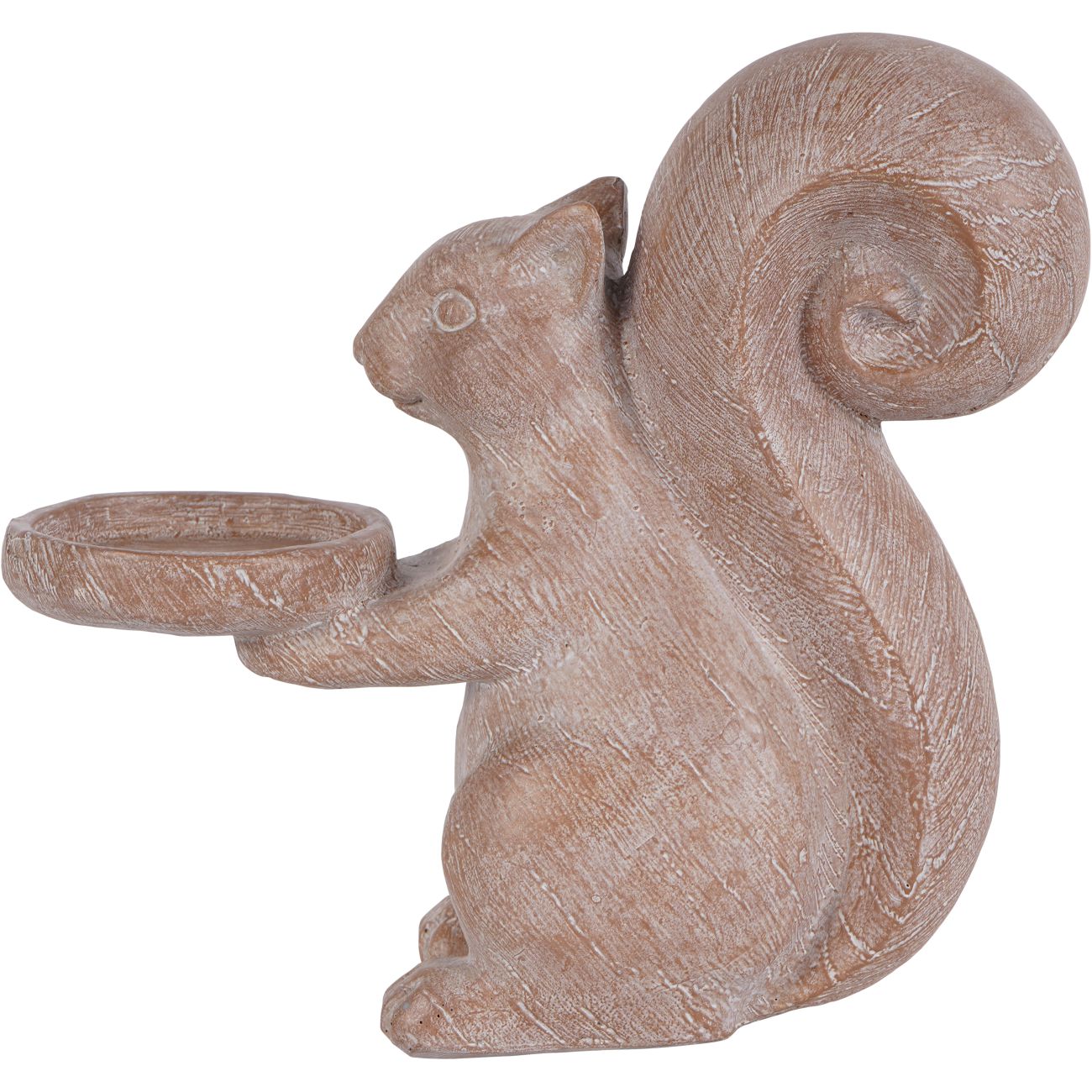 Resin Squirrel Candleholder
