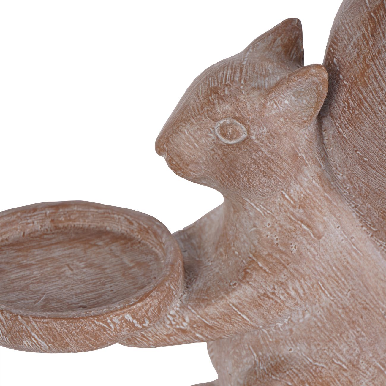 Resin Squirrel Candleholder
