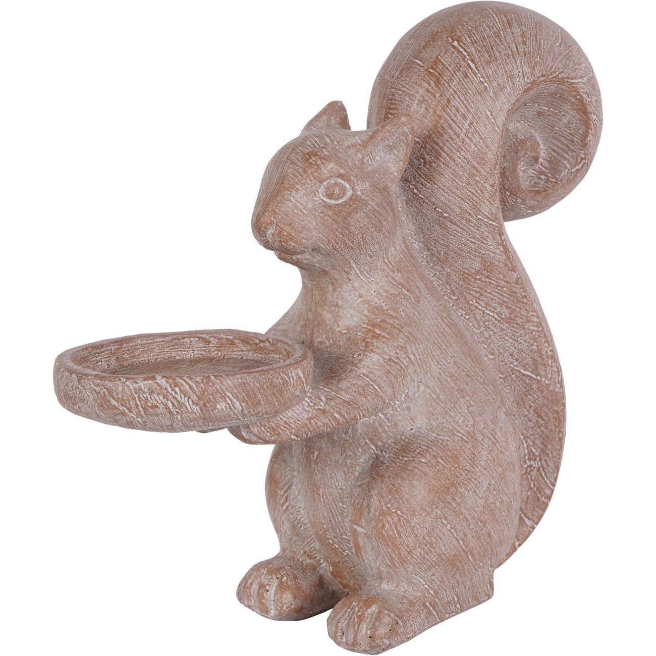 Resin Squirrel Candleholder