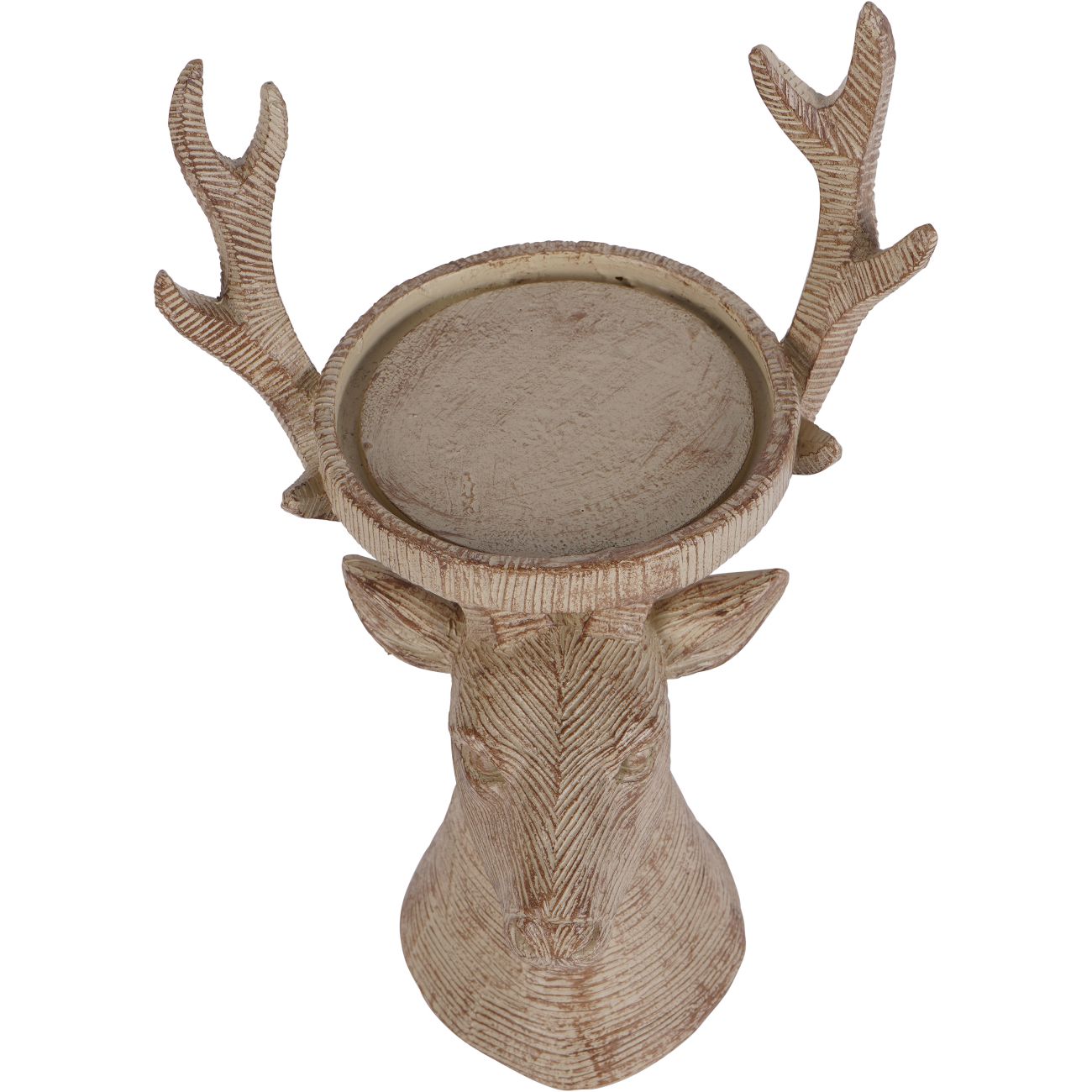 Resin Deer Candleholder