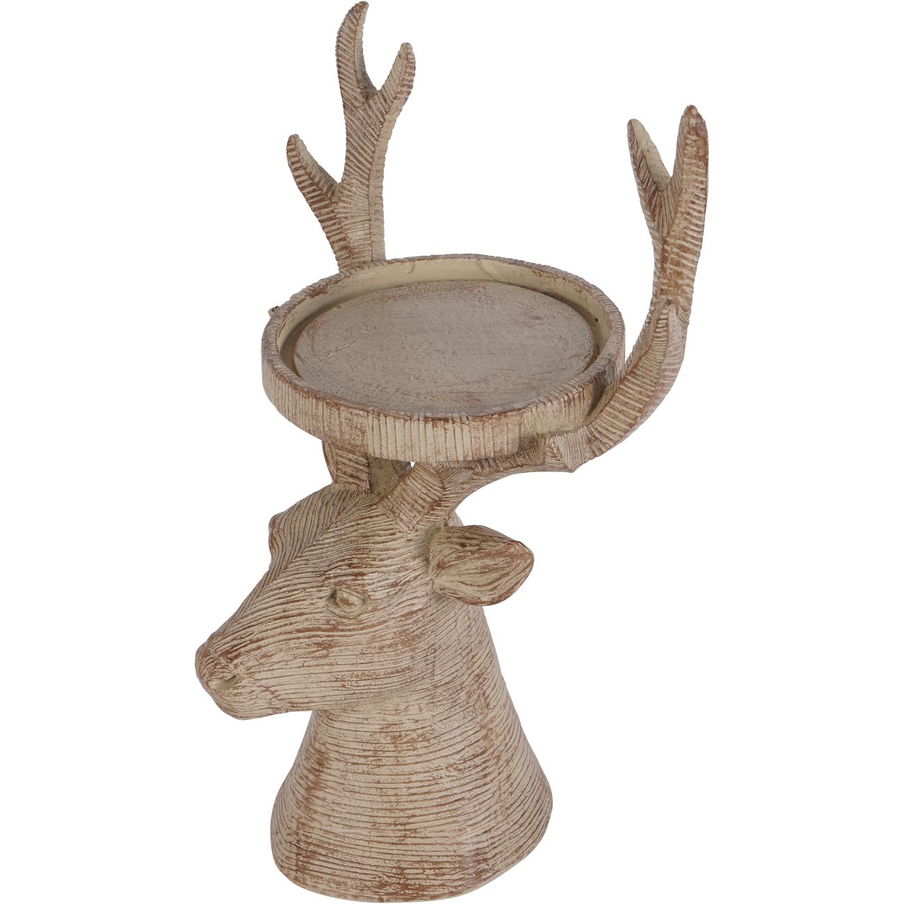 Resin Deer Candleholder