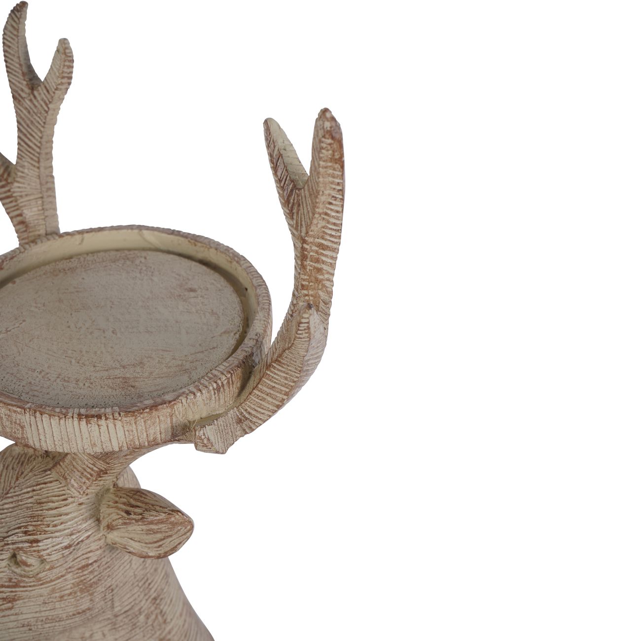 Resin Deer Candleholder