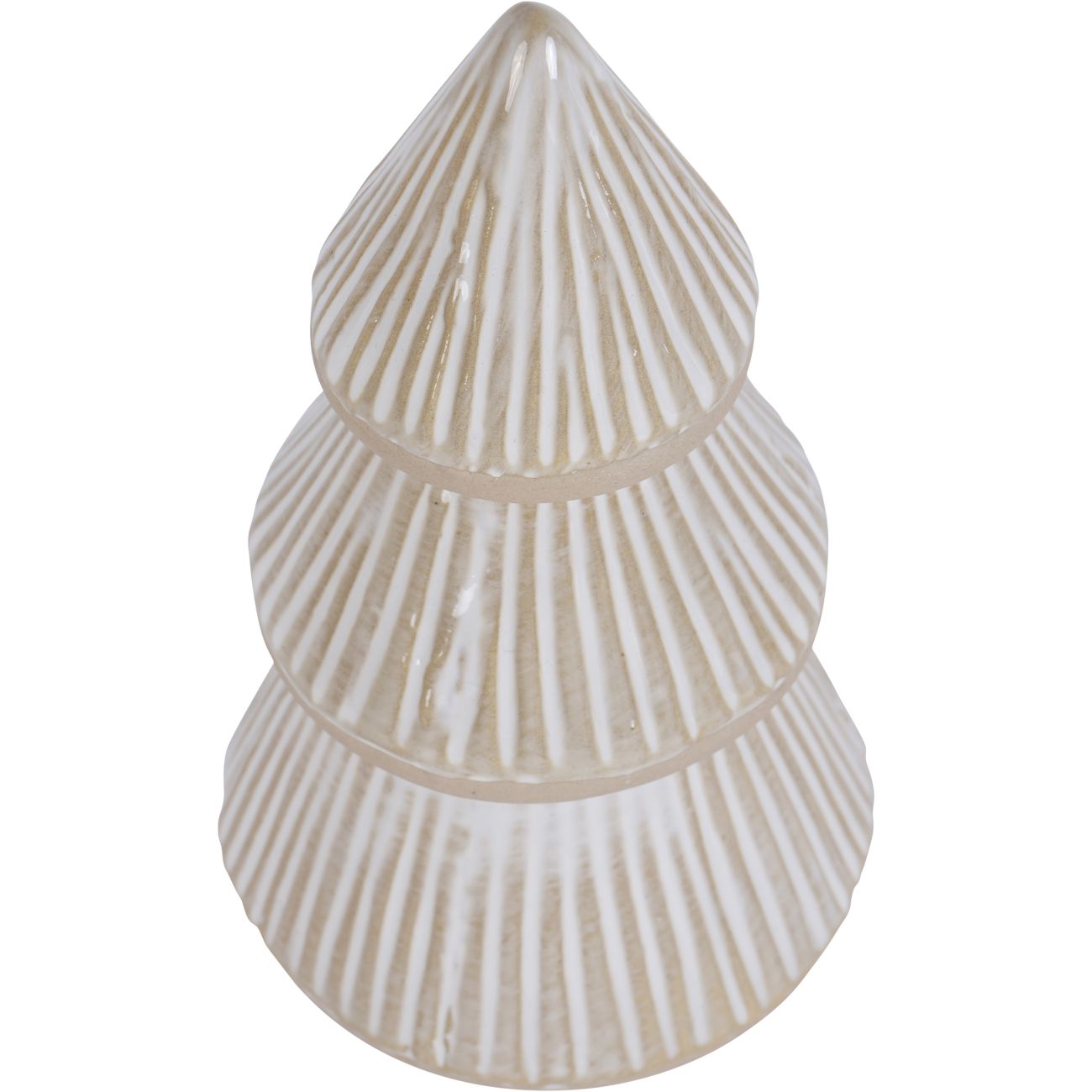 Cream Ceramic Christmas Tree Decoration