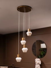 Allegra 4 Light Alabaster Pendant
