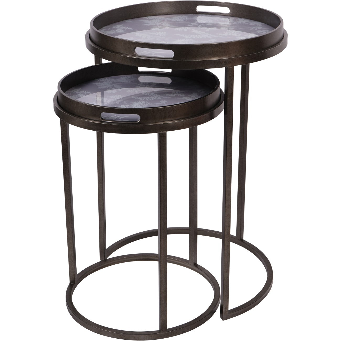 Tidworth Set of 2 Side Tray Tables