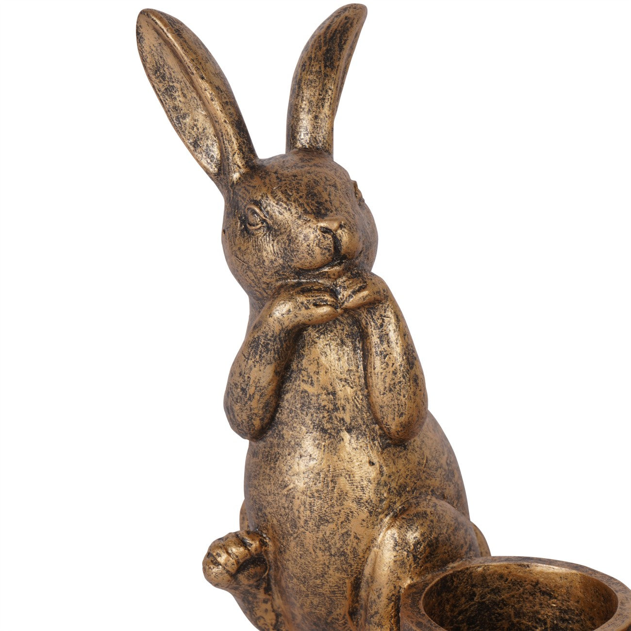 Set of Two Rabbit Tealight Holders