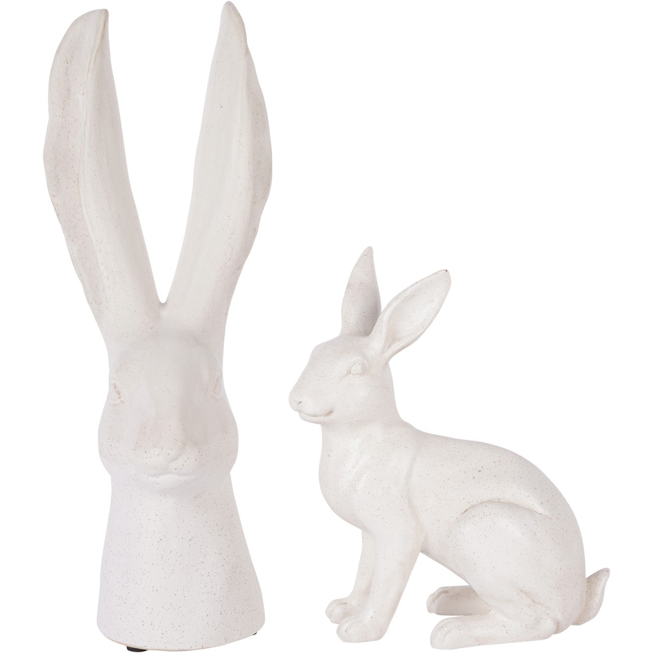 Large Hare Head Sculpture