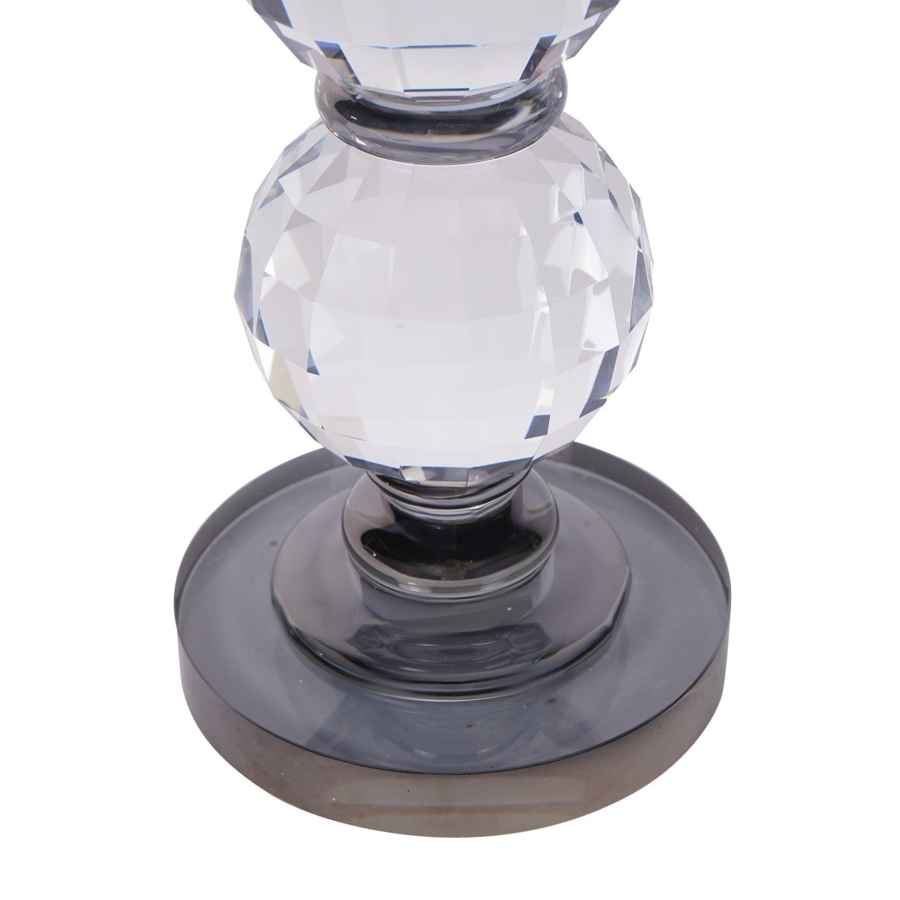 Laura Ashley Kersey Glass Candle Holder - Small/Large