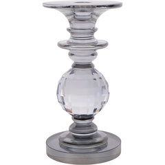 Laura Ashley Kersey Glass Candle Holder - Small/Large