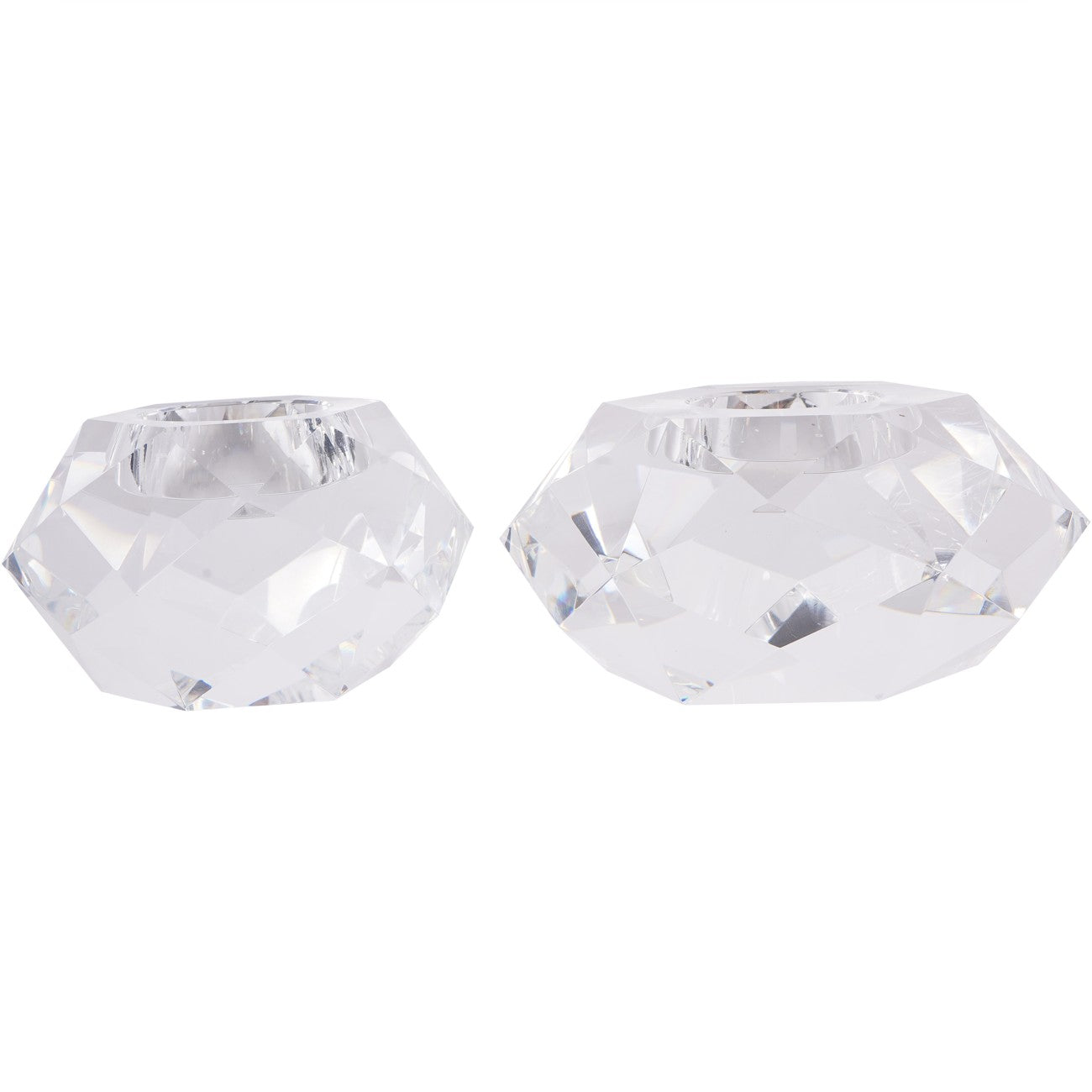 Set of 2 Morcott Glass Tealight Holder