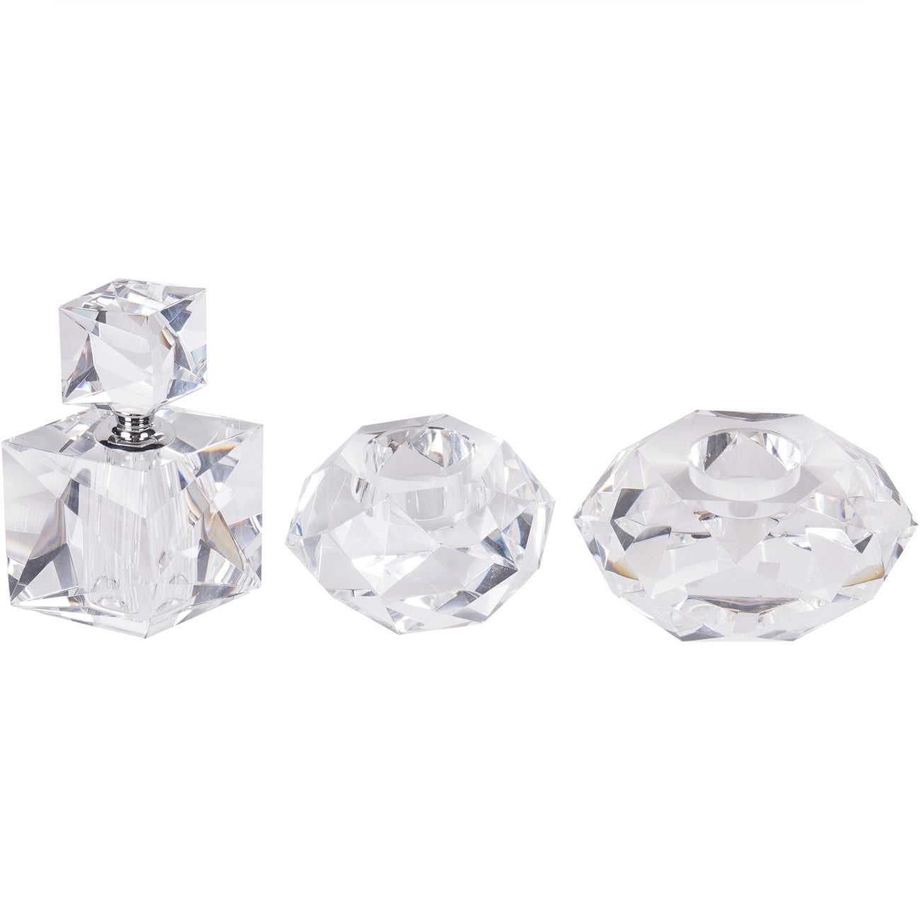 Set of 2 Morcott Glass Tealight Holder