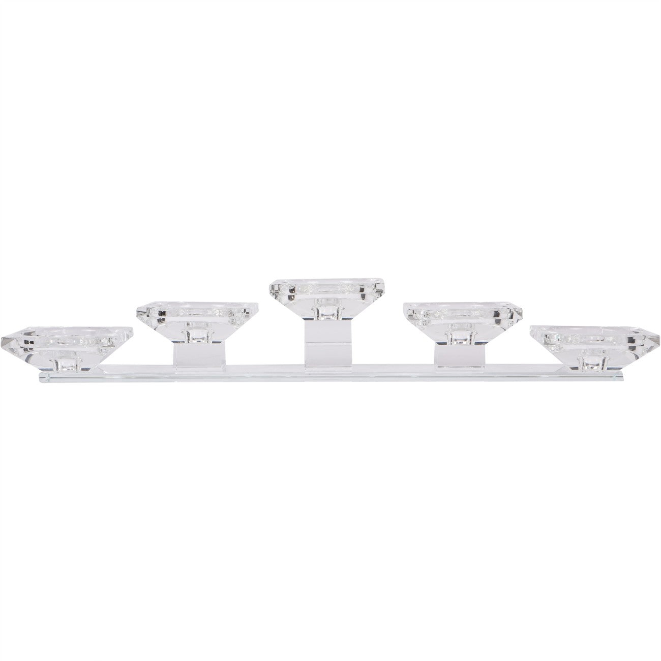 Morcott Glass 5 Head Pillar Holder