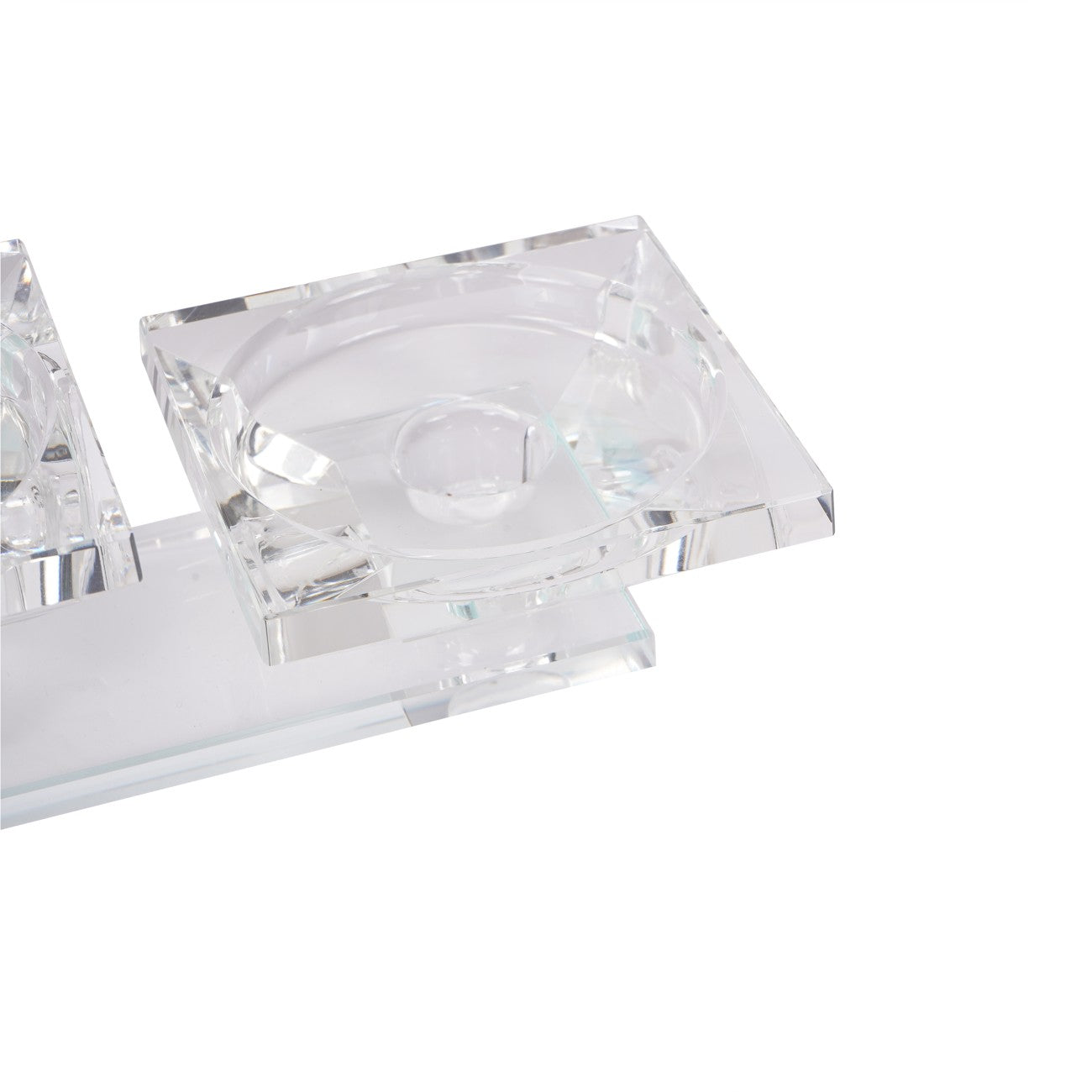 Morcott Glass 5 Head Pillar Holder