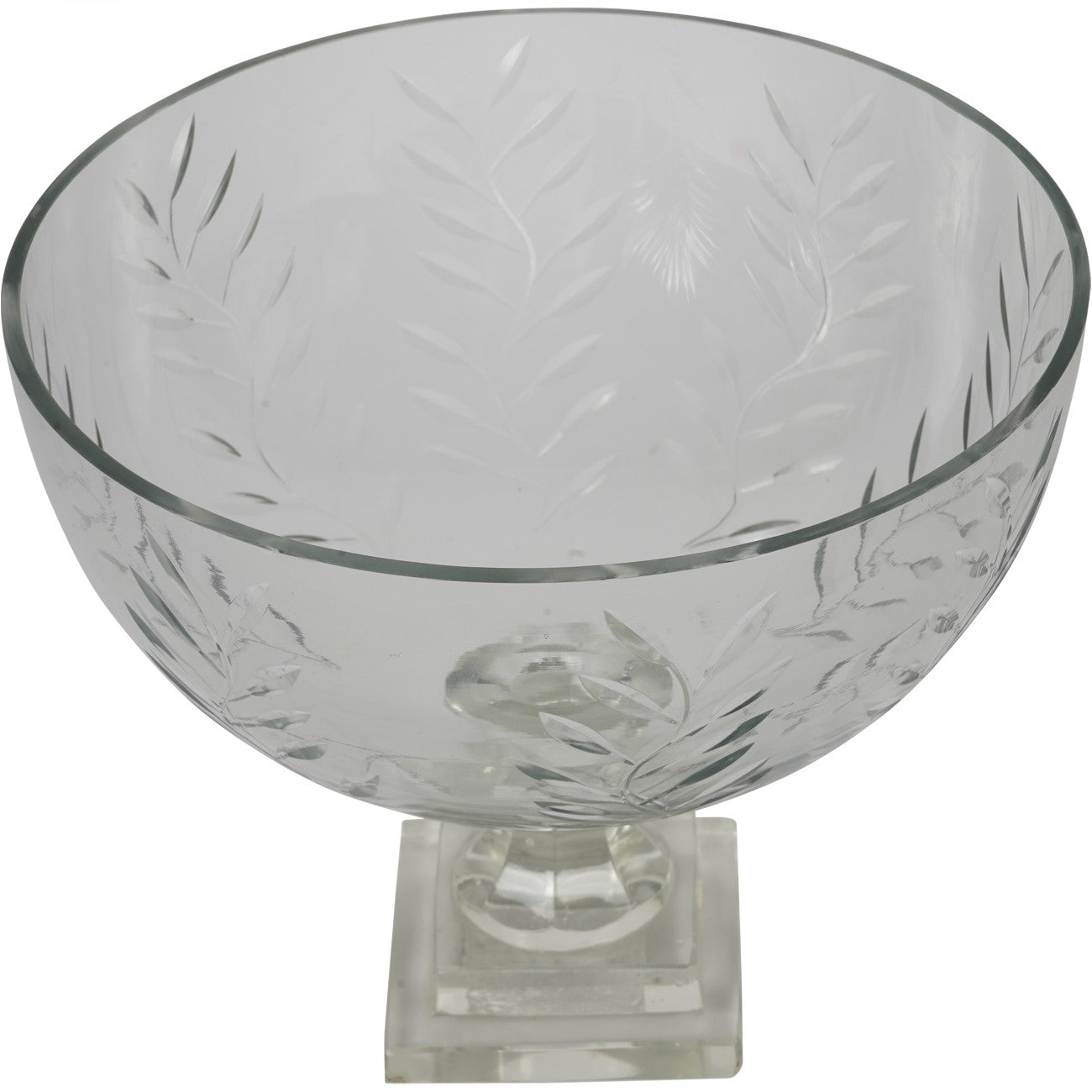 Laura Ashley Glass Cut Bowl