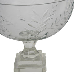 Laura Ashley Glass Cut Bowl