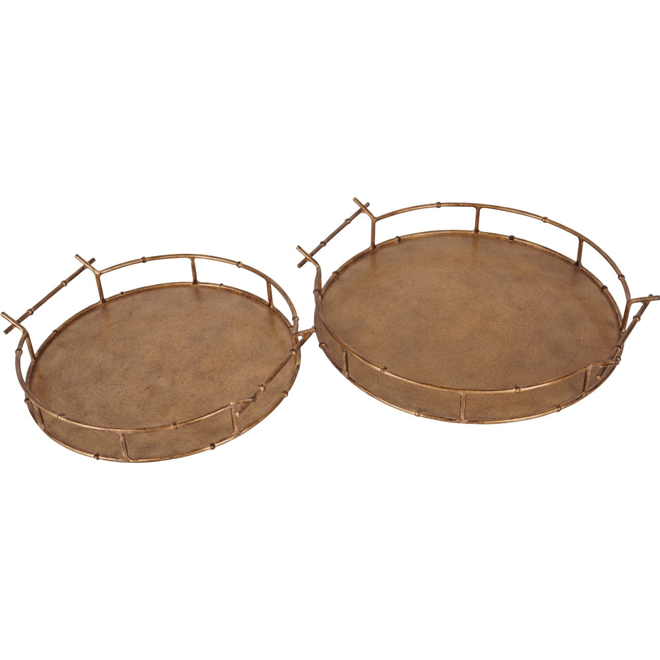 Astaire Bamboo Tray Set Of 2 Mini and Small