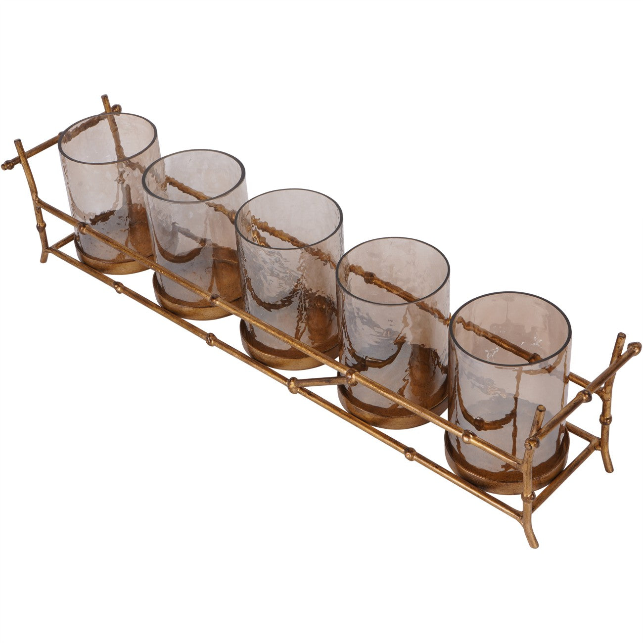 Astaire Bamboo 5 Hurricane Candle Holder