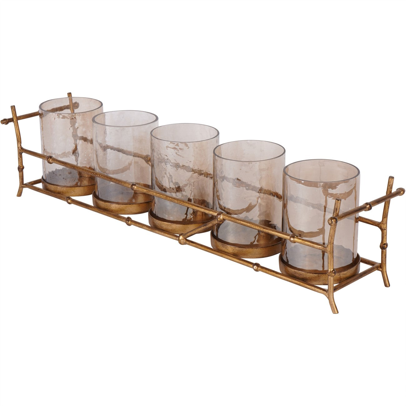 Astaire Bamboo 5 Hurricane Candle Holder