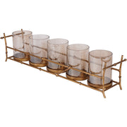 Astaire Bamboo 5 Hurricane Candle Holder