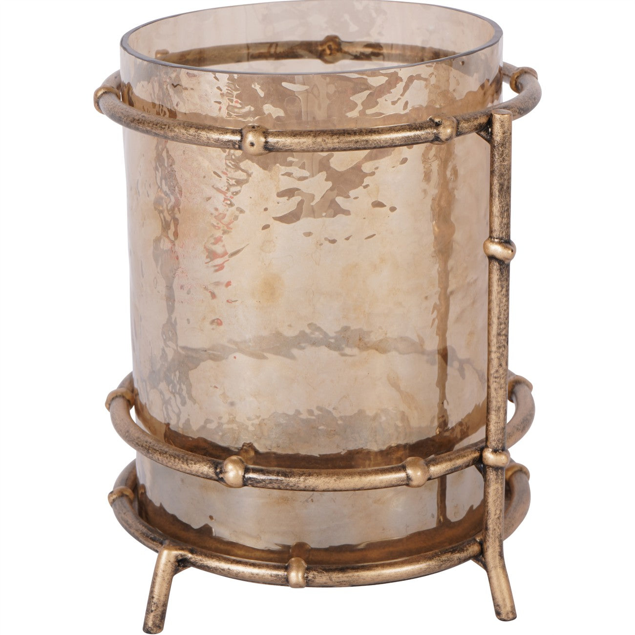 Small Astaire Bamboo Table Hurricane
