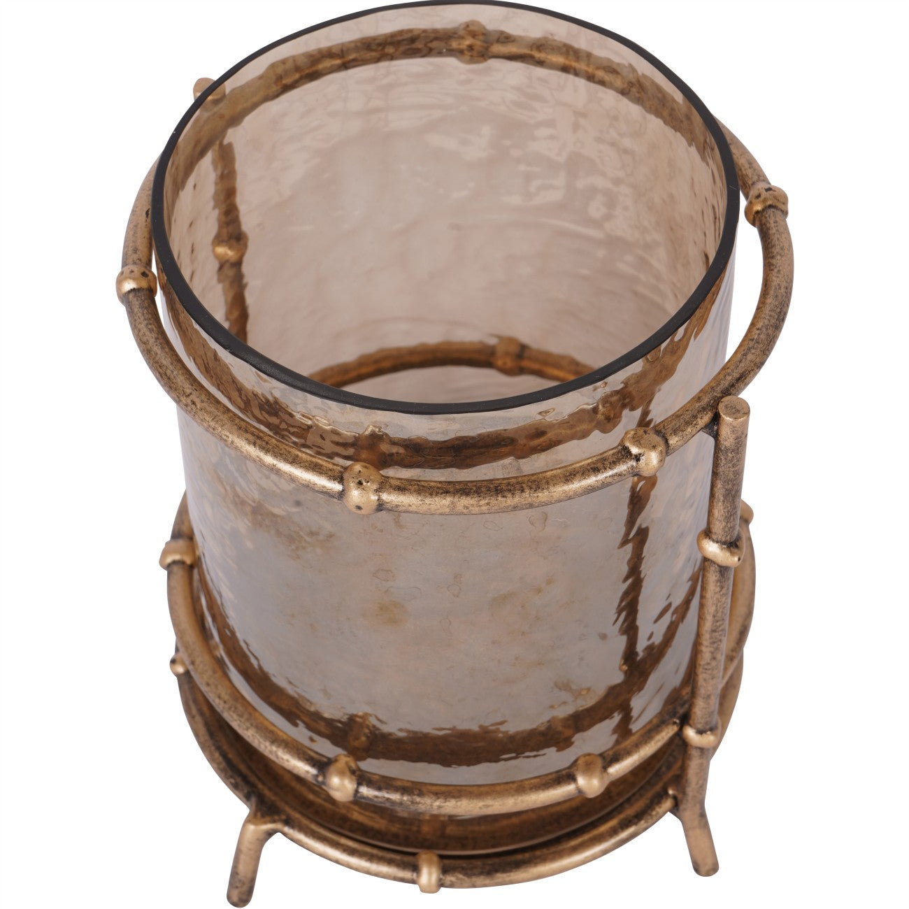 Small Astaire Bamboo Table Hurricane