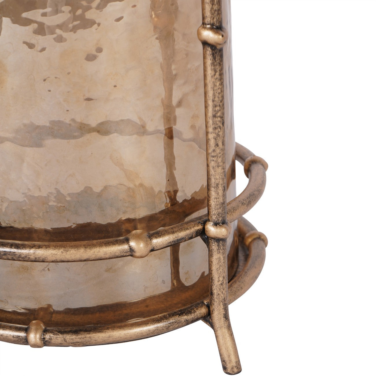 Small Astaire Bamboo Table Hurricane