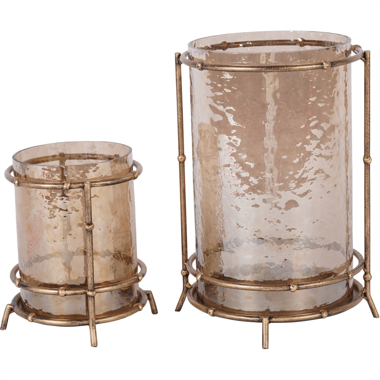 Small Astaire Bamboo Table Hurricane