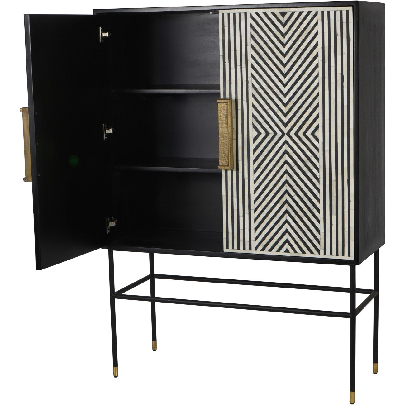 Delaney Bone Inlay Cabinet - Small/Large