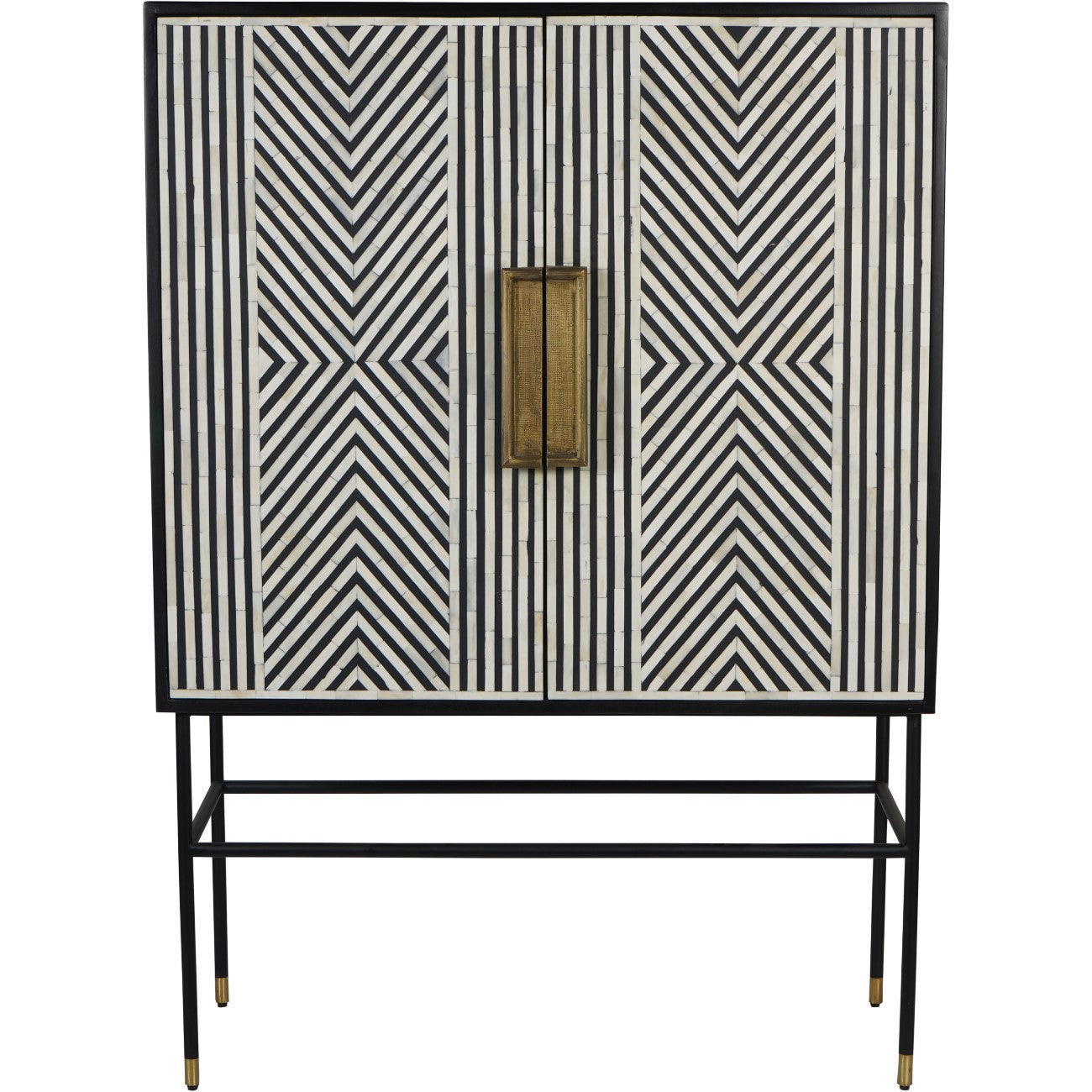 Delaney Bone Inlay Cabinet - Small/Large