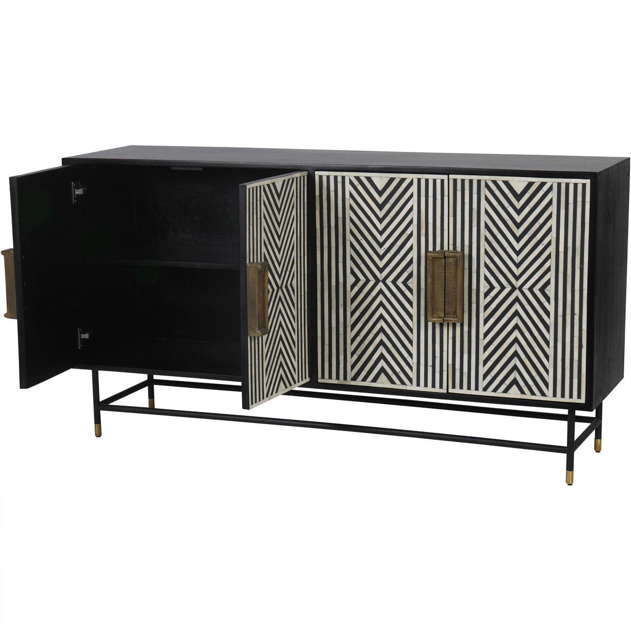 Delaney Bone Inlay Cabinet - Small/Large