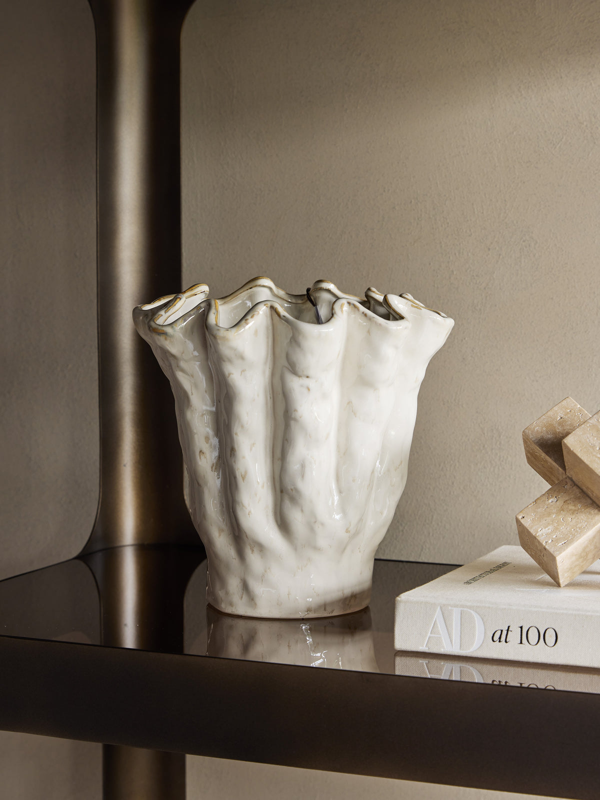 Coralie Glazed Vase- Small/ Medium/ Large