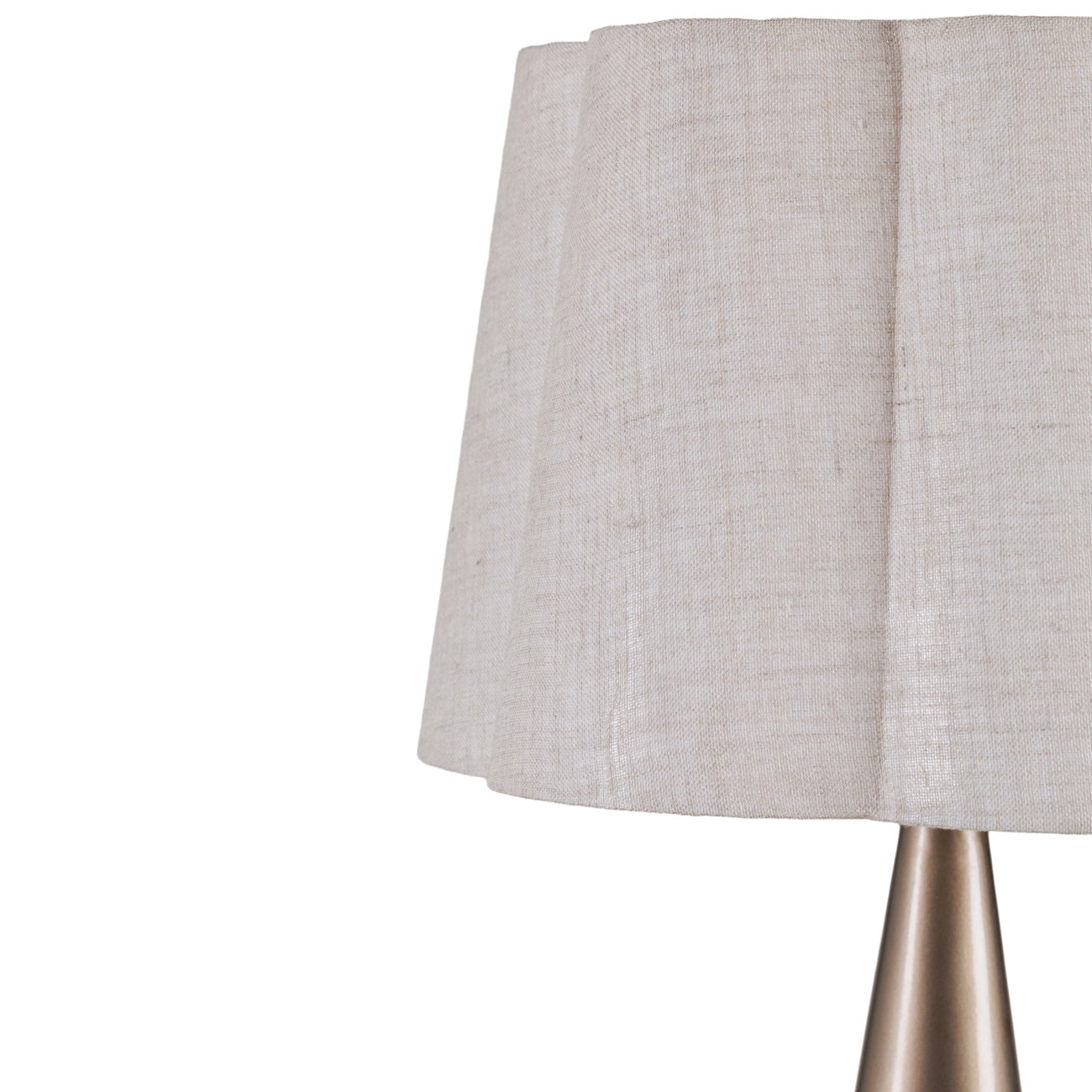 Southbourne Table Lamp- Smoked Gold Linen Shade