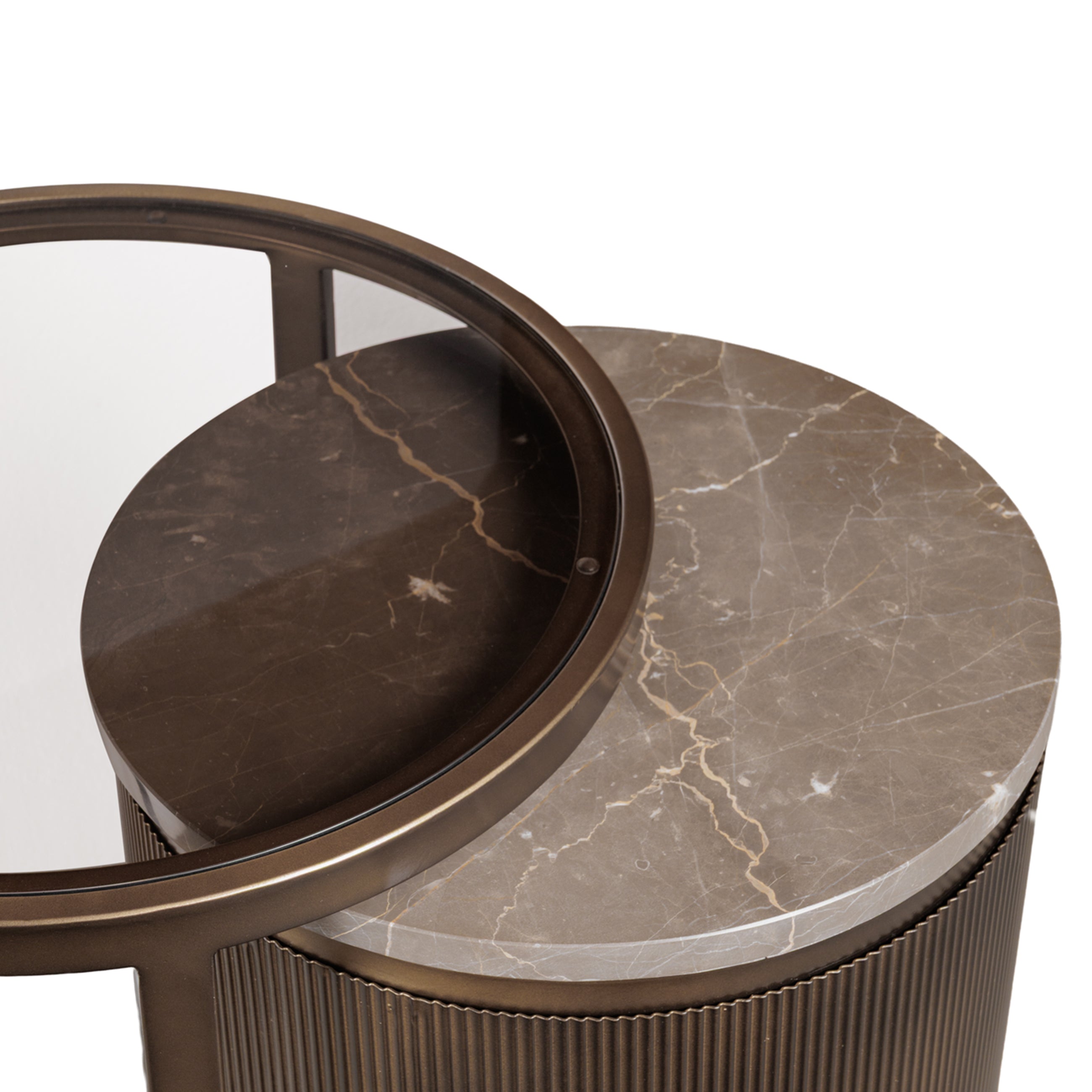 Belvedere Set of 2 Nesting Side Tables - Various Finishes