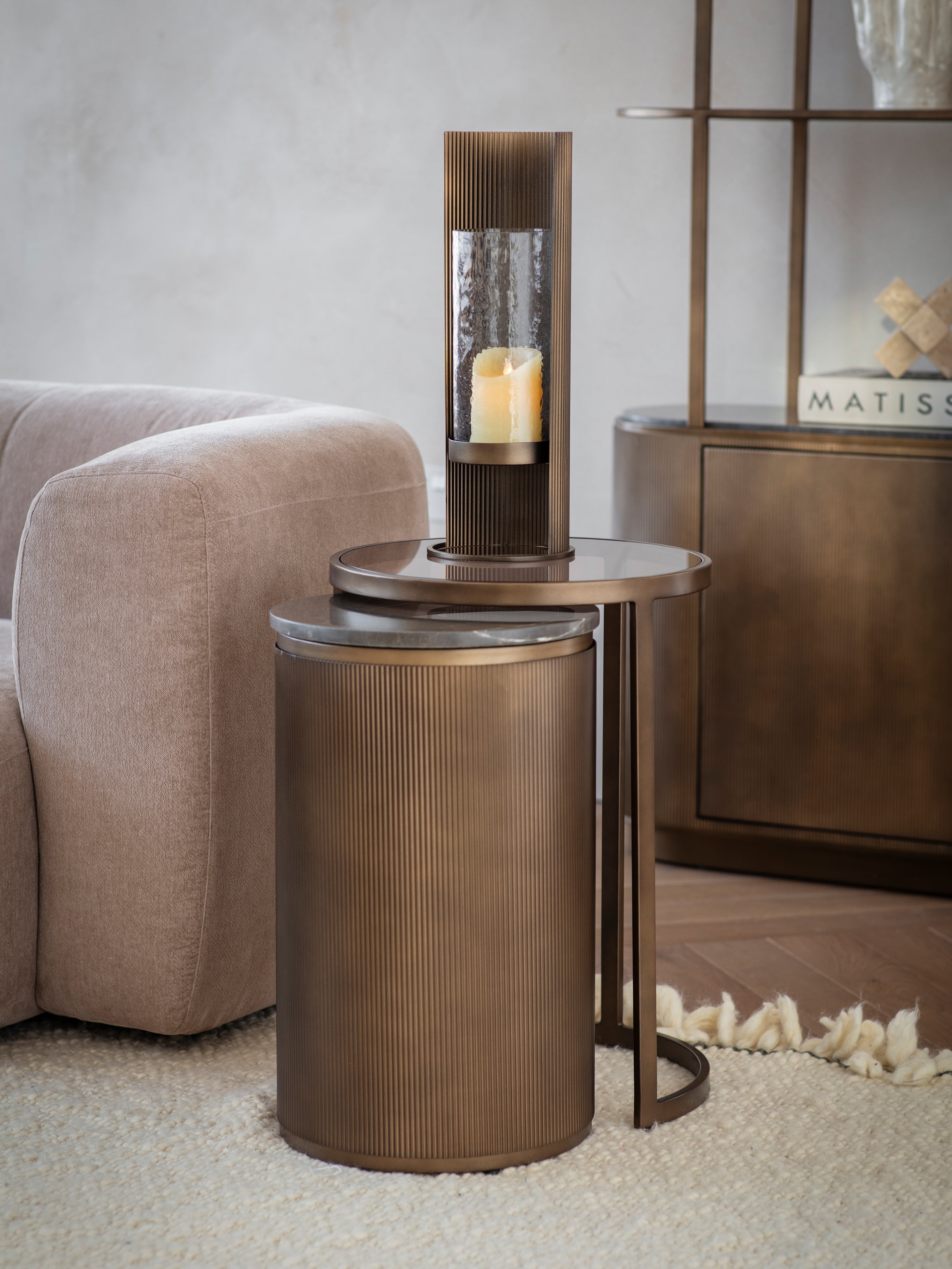 Belvedere Set of 2 Nesting Side Tables - Various Finishes