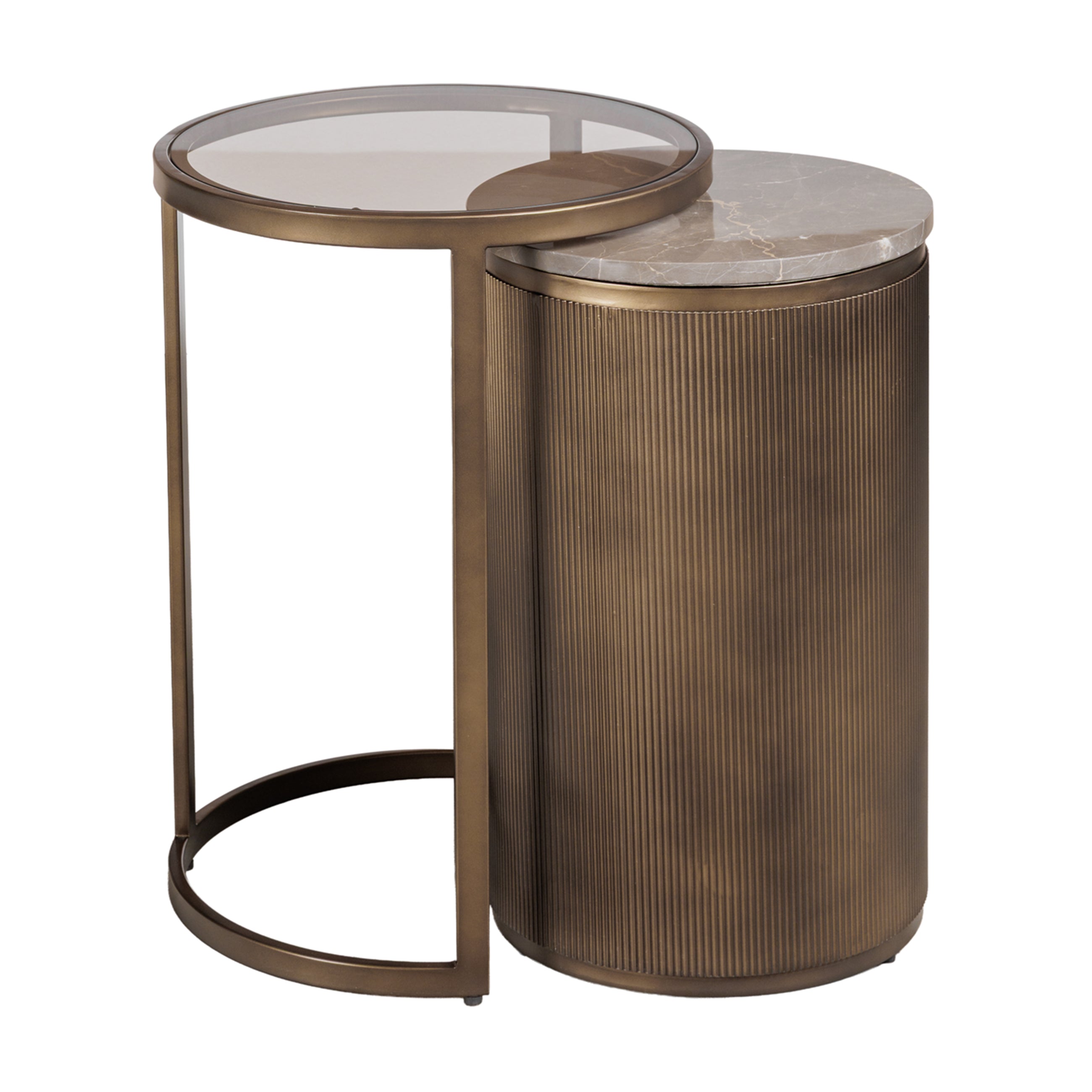 Belvedere Set of 2 Nesting Side Tables - Various Finishes